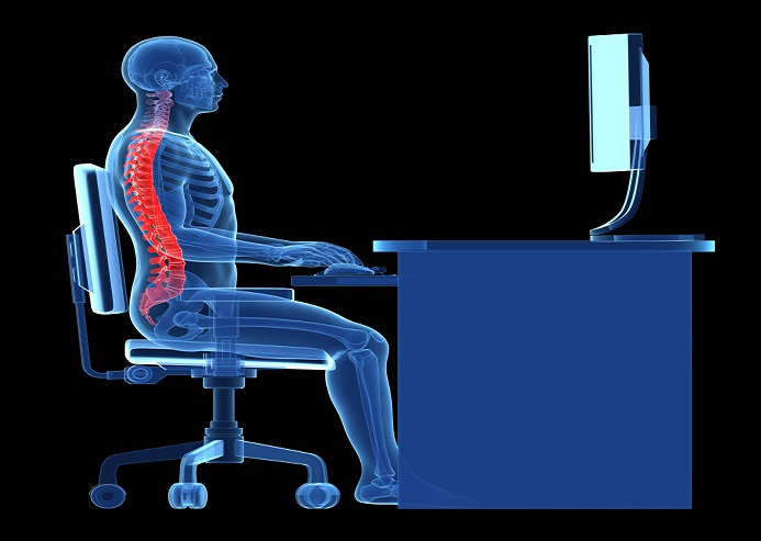 correct sitting posture